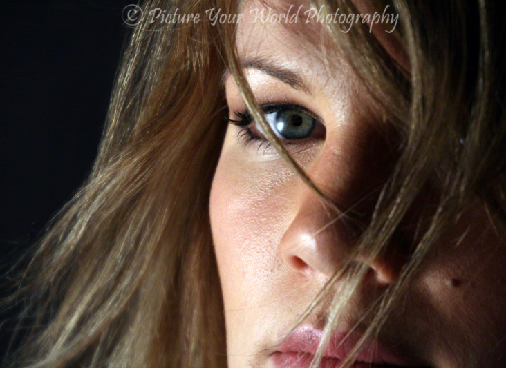 Female model photo shoot of Picture Your World in Denver Darkroom Studio