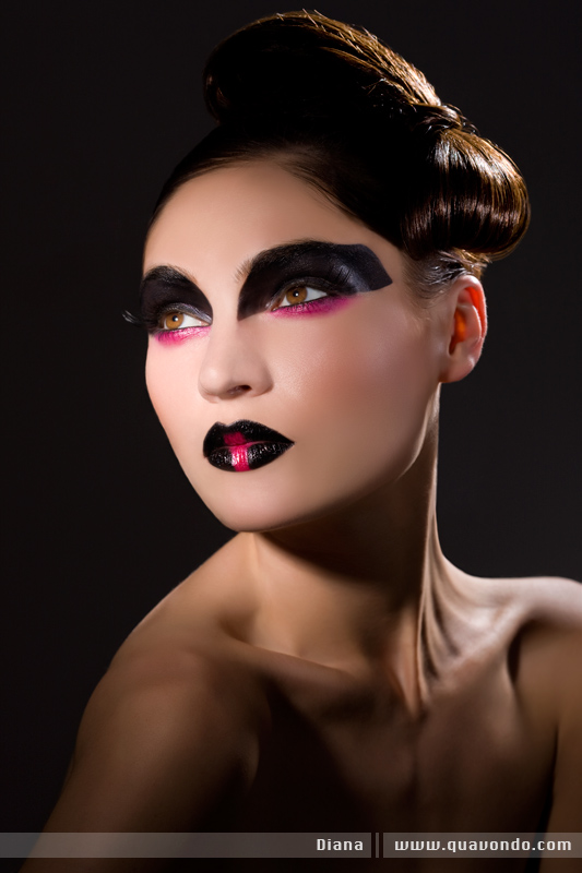 Female model photo shoot of Me aYa by Quavondo, makeup by ayumi irie