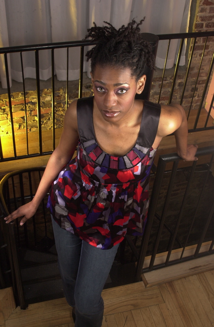 Female model photo shoot of Genise W by images 214, makeup by Eyes of an Artist  LP