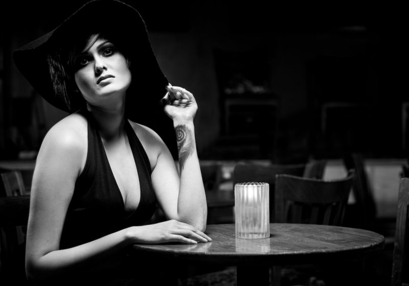 Female model photo shoot of Nila Sharkey by Dan_Rogers, makeup by RAeElise