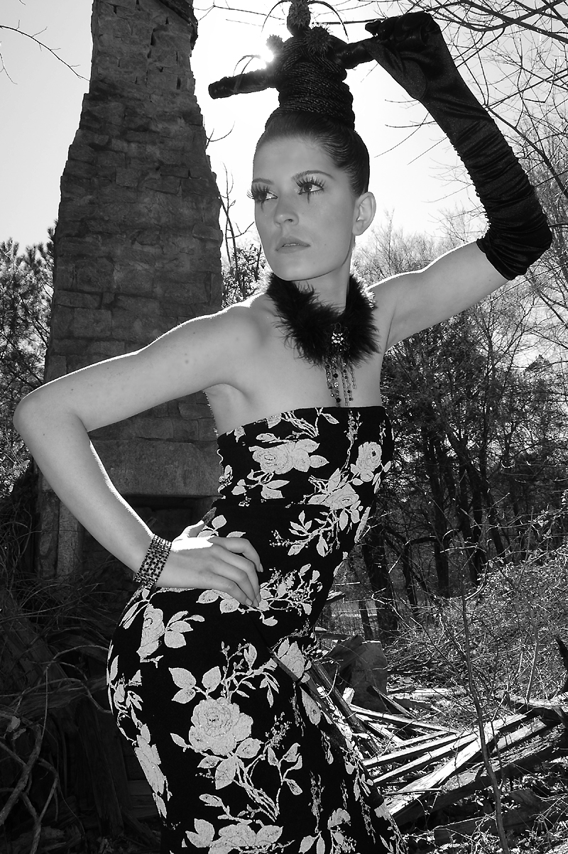 Female model photo shoot of camila damas by D Austin Photo-Video, hair styled by HAIR BY SAPPHIRE , wardrobe styled by Kiss Fabulous Fashion, makeup by A Touch Hygher