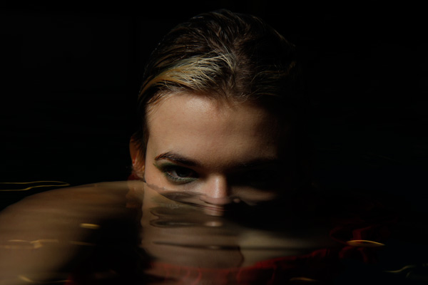 Male model photo shoot of Spork in In a pool