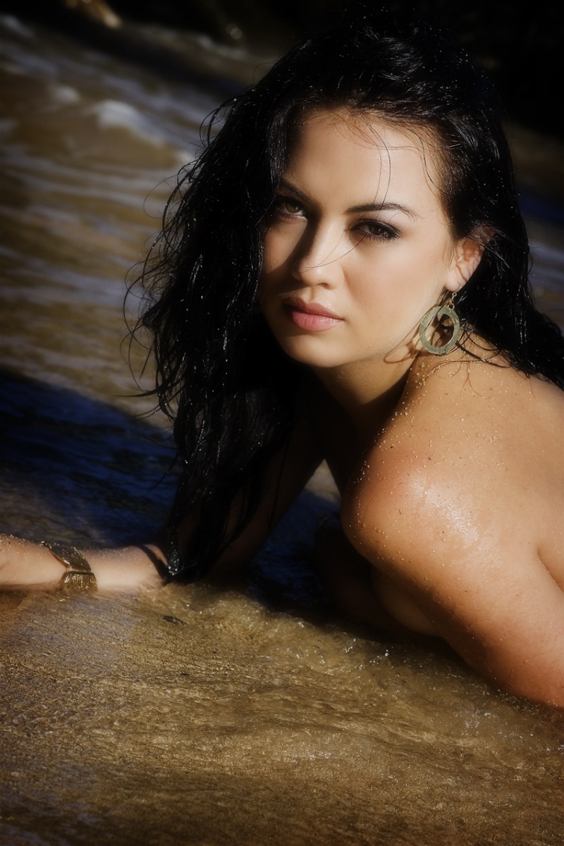 Female model photo shoot of Elizabeth Javelosa in Baldwin Beach, Maui