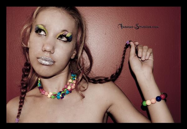Female model photo shoot of Brandy Maye and Insane Lips in Insane Studios