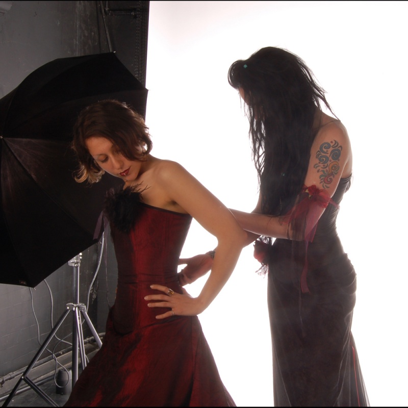 Female model photo shoot of Bound By Obsession