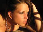 Female model photo shoot of Kristen Wilson in Sundown