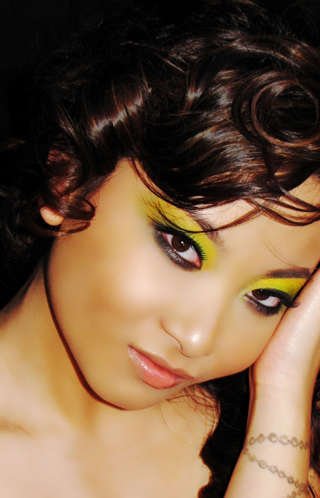 Female model photo shoot of Makeup Fantasies by Shoot Away Photography, hair styled by EVOLVING IMAGES INC