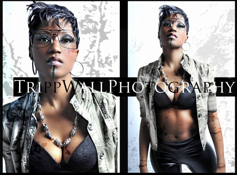 Female model photo shoot of JaeD Artistry and Breannah by TrippWall by Lorenzo W in Dallas