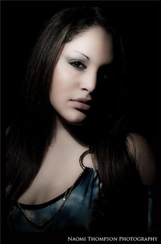 Female model photo shoot of Bella Brooklyn by Naomi Thompson Photo in Jingletown Studios, makeup by BP Makeup And Hair