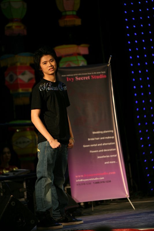 Male model photo shoot of Jay Chai in CNY Fashion Show - Rogers Center