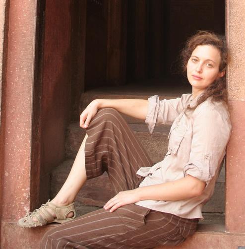 Female model photo shoot of Natale in Agra, India