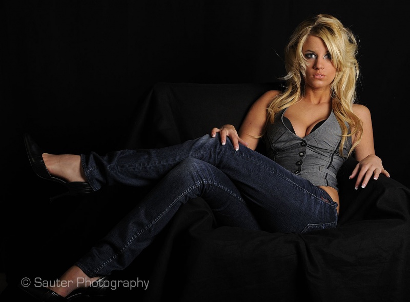 Female model photo shoot of Katelin M Davis by PhotoWest, makeup by Alayna MUA