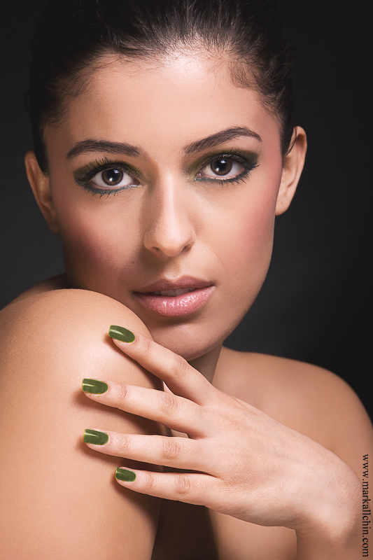 Female model photo shoot of Kelly S by Mark Allchin, makeup by Ruby Guram