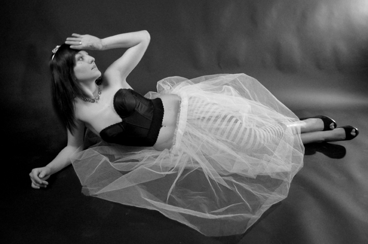 Female model photo shoot of Sierra Nunley-Gross in LCC Media Arts Photo Studio
