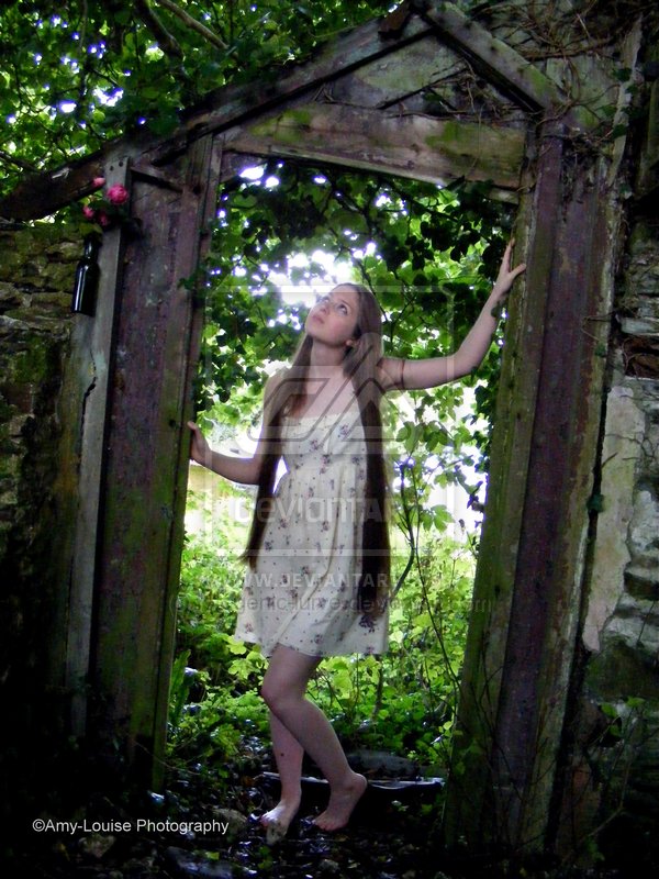 Female model photo shoot of WirelessMind by Amy-Louise Photography in House ruins, Cornwall