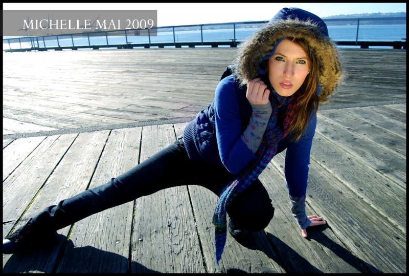 Female model photo shoot of DilEmily by Michelle Mai Photo in Downtown Boardwalk