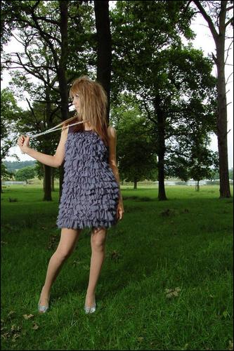 Female model photo shoot of DollyDaydream in Tatton park