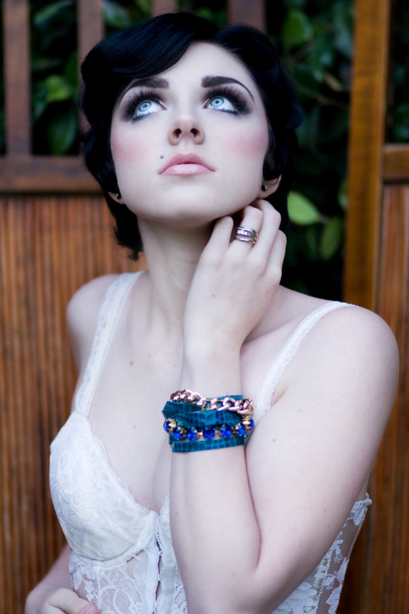 Female model photo shoot of Shelsea Amor Elaina by C_ Photo in Dmark Studios , makeup by Geneva Makeup Artist