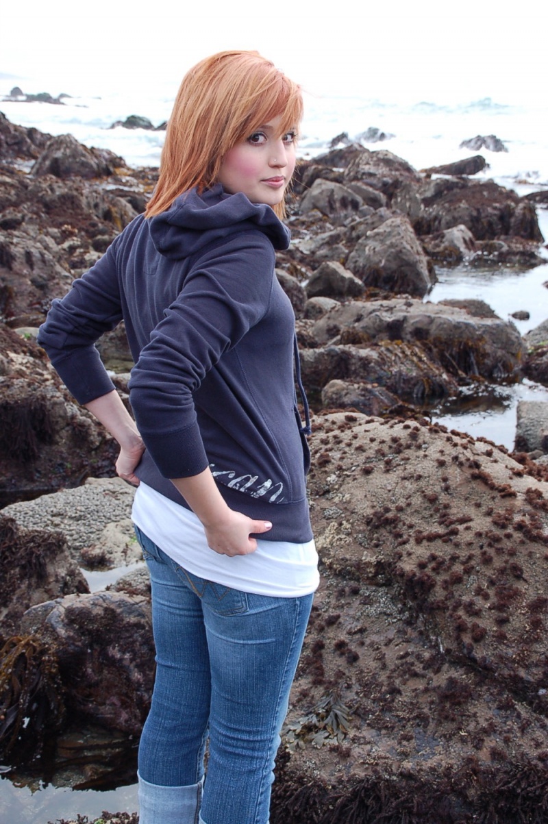 Female model photo shoot of Bri Hernandez in Bodega Bay, CA