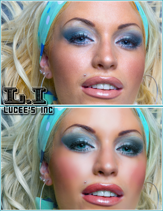 Female model photo shoot of Lucees INC touch ups