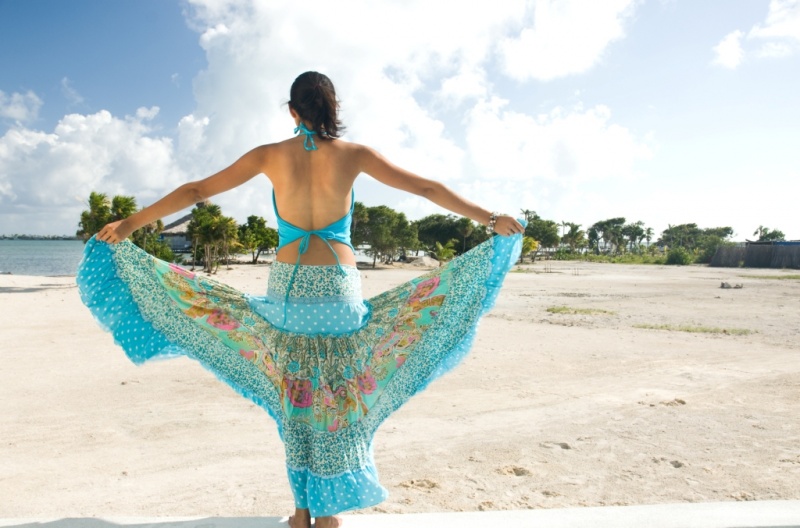 Female model photo shoot of Letty Lara in San Pedro, Belize