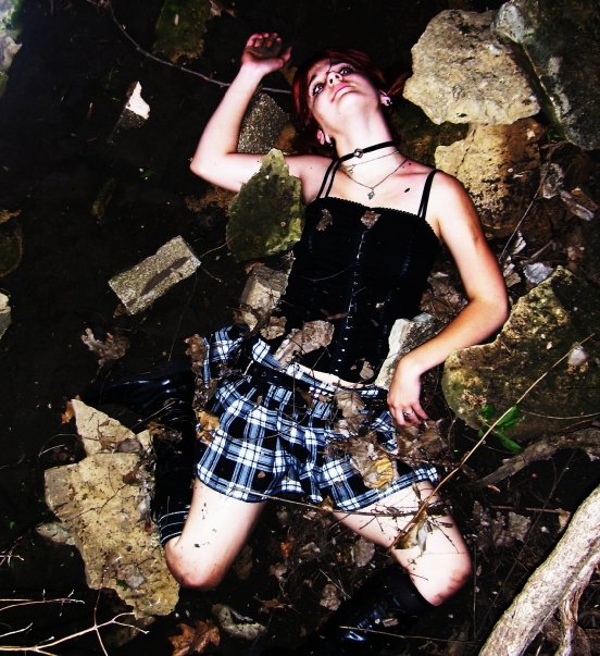 Female model photo shoot of KitterKat in indian creek