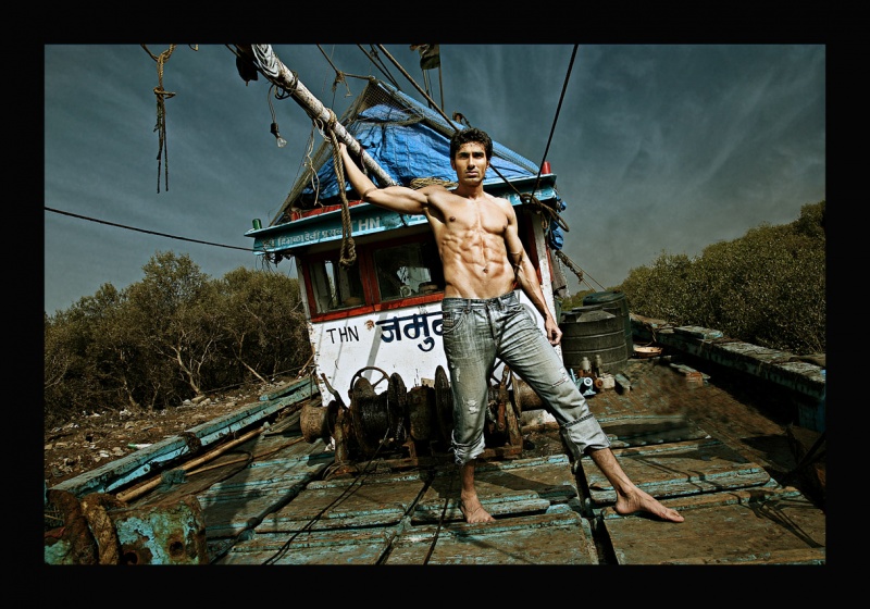 Male model photo shoot of sayansurroy in Mumbai