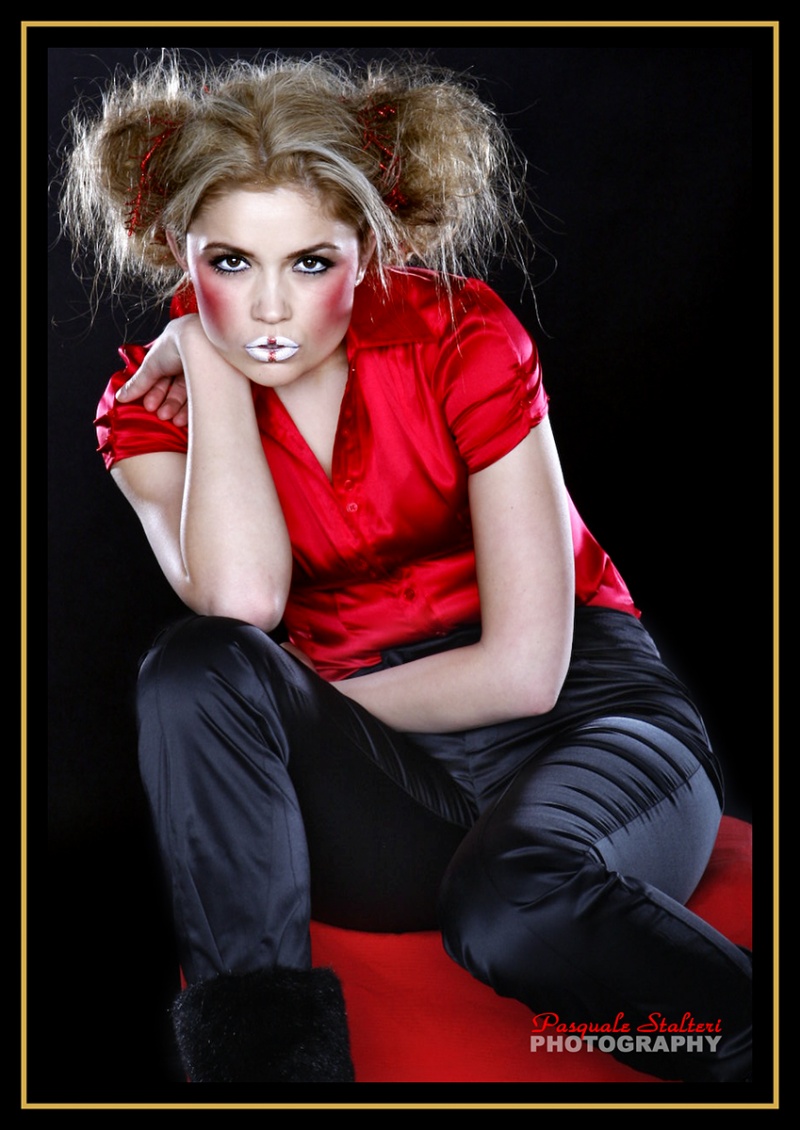 Female model photo shoot of MakeUpBySP and blondeambition by Pasquale Stalteri  in Montreal, Quebec, hair styled by K-Sielle Hair