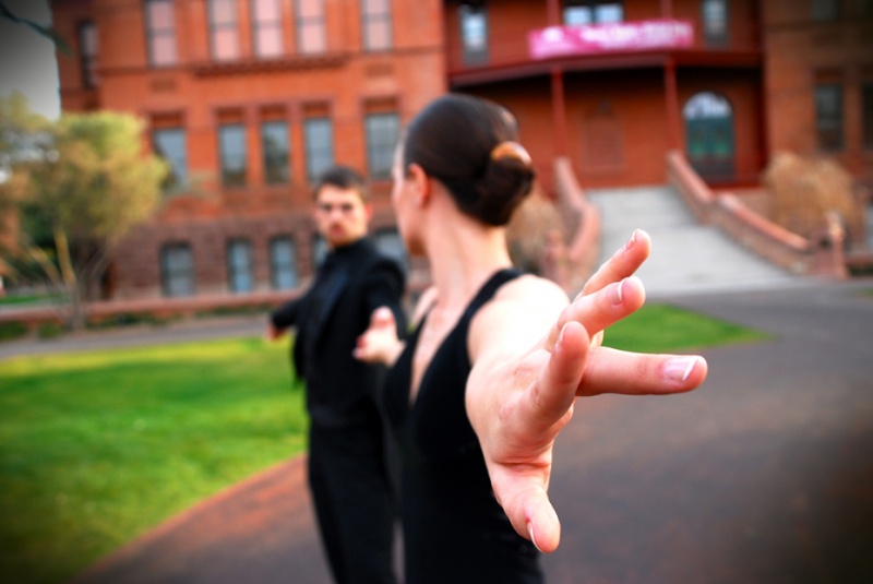 Male and Female model photo shoot of UNITYphoto and StacyLynn87 in ASU Campus Tempe, AZ