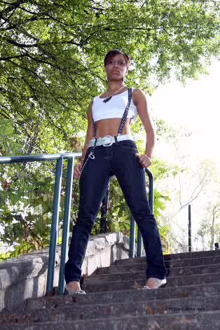 Female model photo shoot of  Sunkiss Smith in Piedmont Park