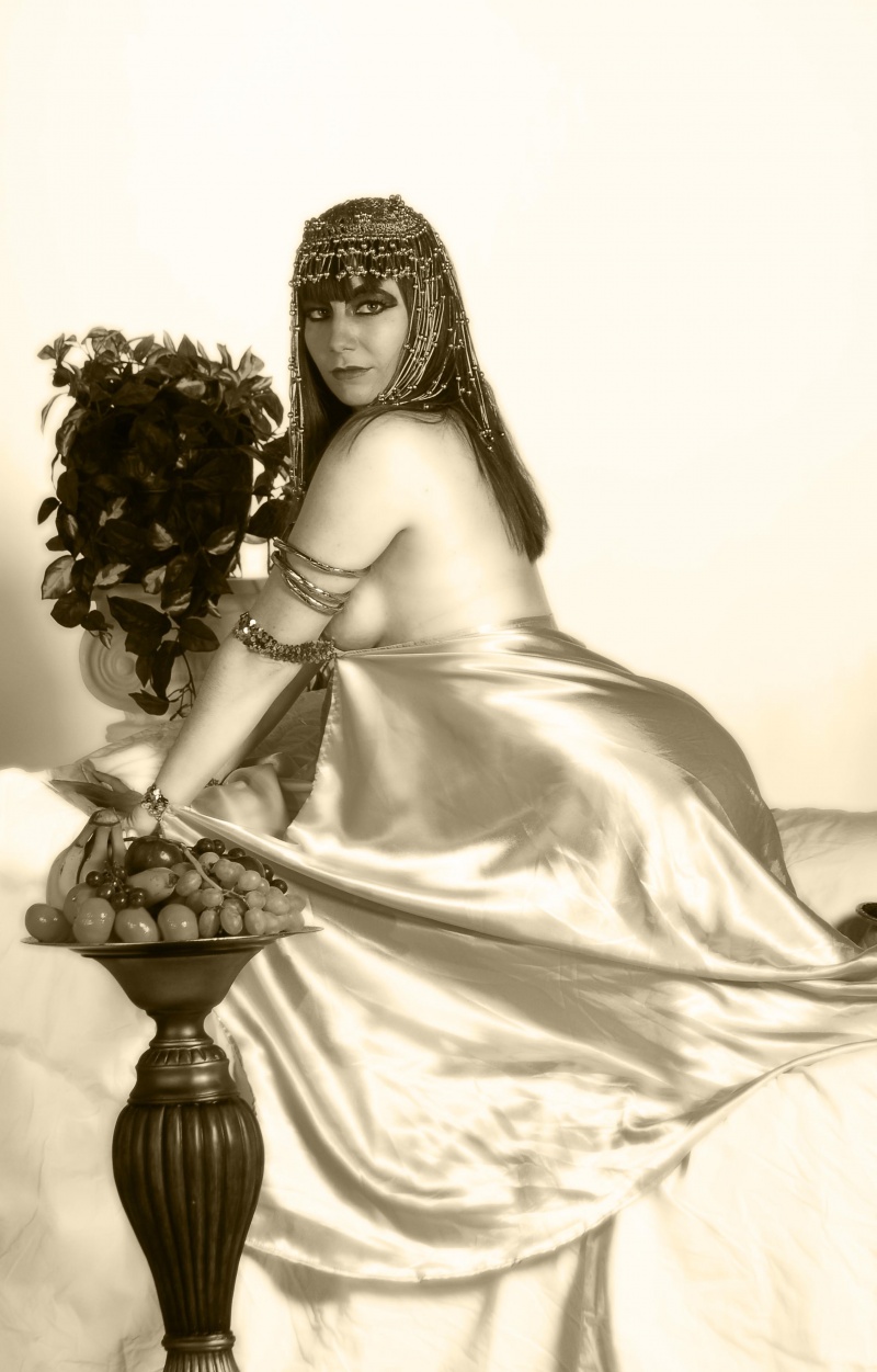 Female model photo shoot of Celia Nudes by DTN Studios, makeup by Mani Mela