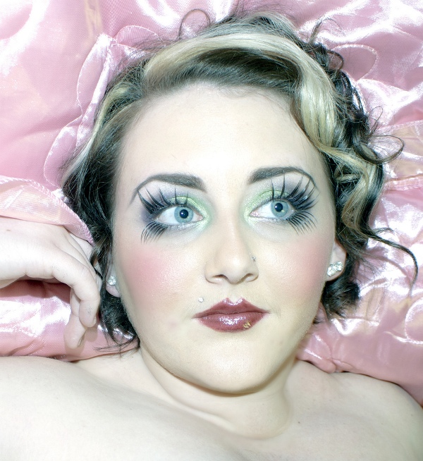 Female model photo shoot of Make-Up by Brittany by Beeing you