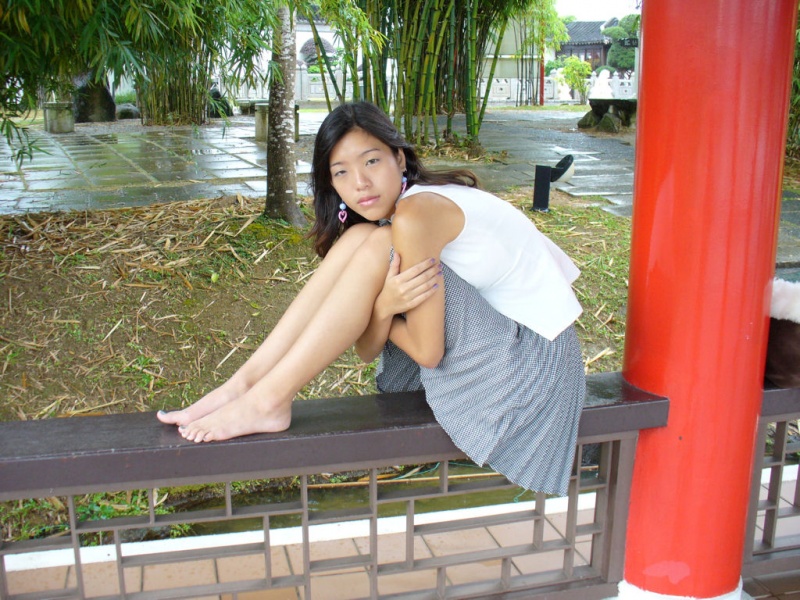 Female model photo shoot of Berlinda in Chinese Garden