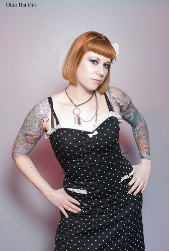 Female model photo shoot of Scarlette Fury by Fan the Flame in The Garage Bar, Columbus, OH