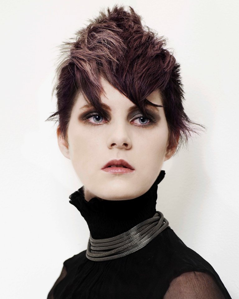 Female model photo shoot of alex green HOB salons