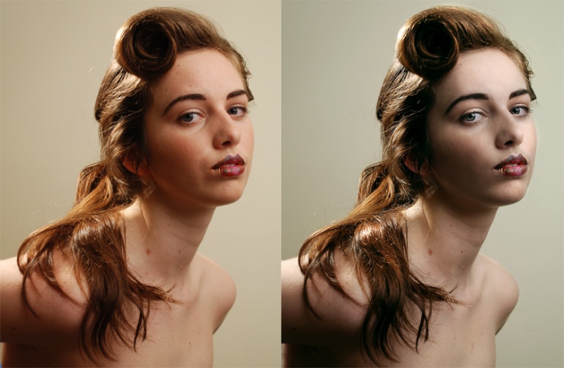 Female model photo shoot of agynes gunn in studio