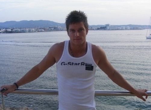 Male model photo shoot of Scott Total fitness in Ibiza