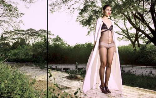 Female model photo shoot of Joan Jardeleza, wardrobe styled by Patrick Glang