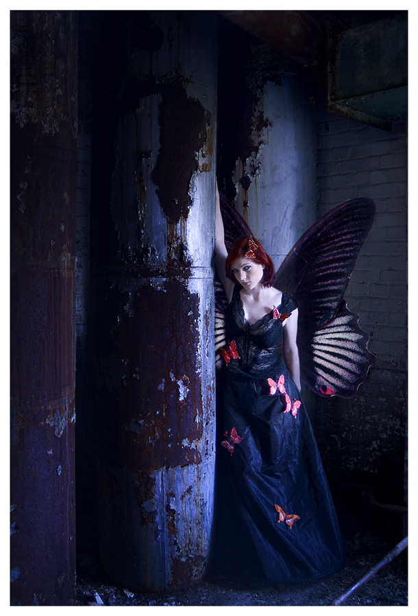 Female model photo shoot of le papillon rouge in Leipzig