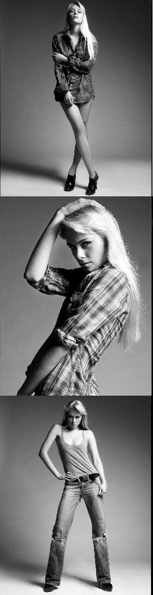 Female model photo shoot of Oksana  A in NYC