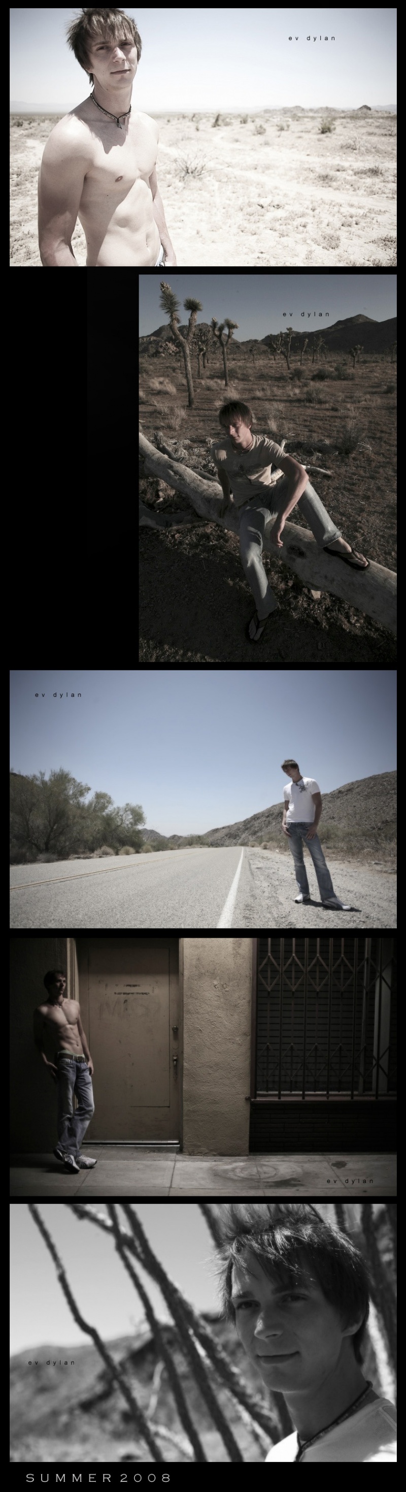 Male model photo shoot of N Miles in Mohave Desert. Los Angeles 