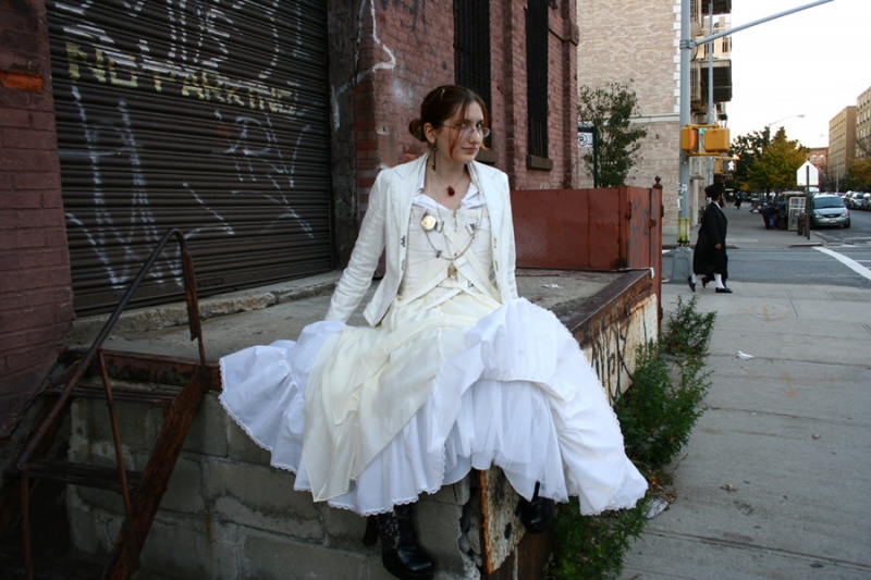 Female model photo shoot of Amey in Williamsburg, NY