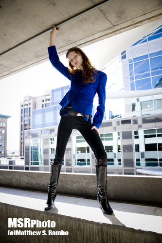 Female model photo shoot of Meichelle Johnson by Matthew Rambo in Downtown Salt Lake City