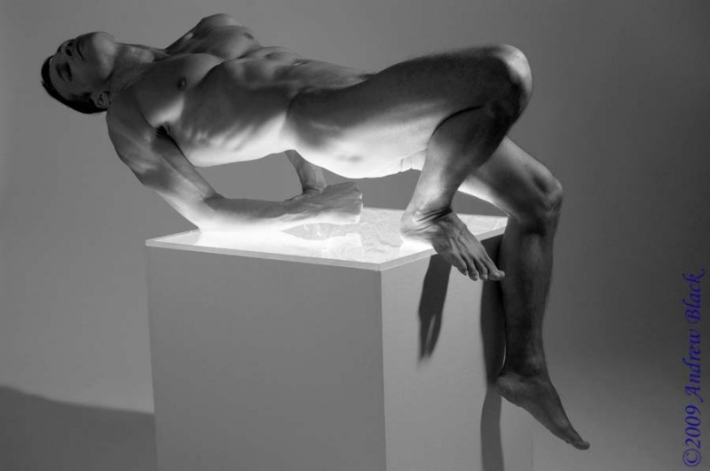 Male model photo shoot of Robert Nude Art