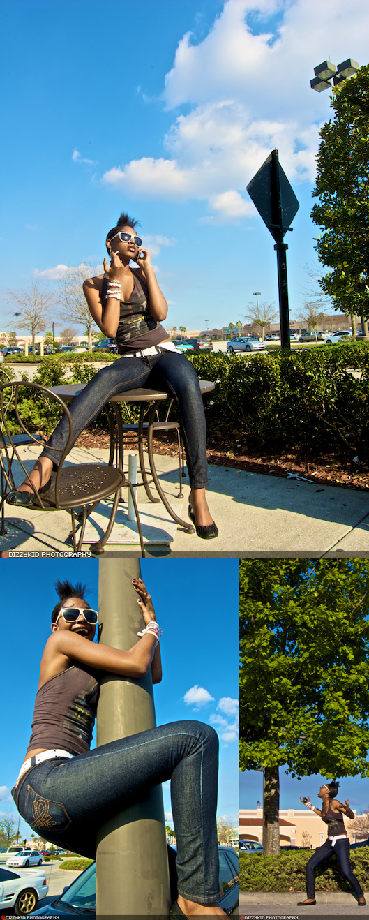 Male and Female model photo shoot of Dizzykid Photography and Debjahnee G in Orlando