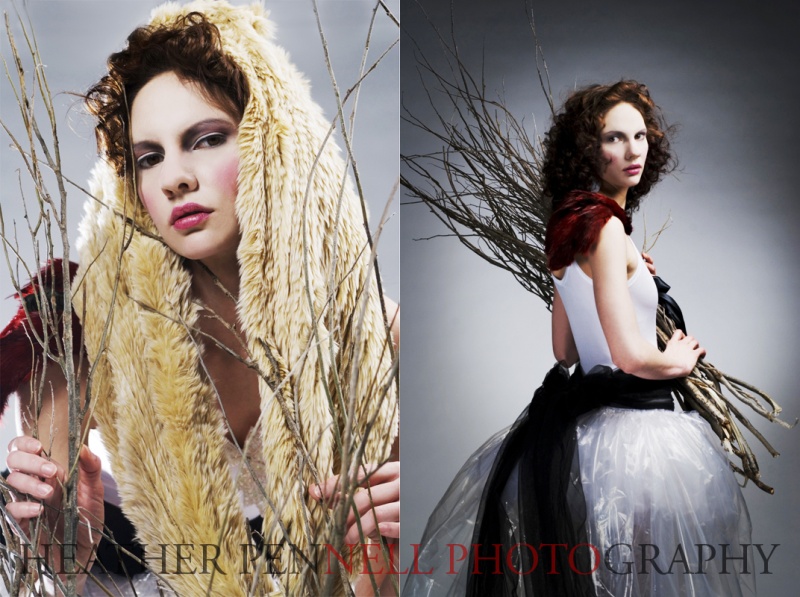 Female model photo shoot of Fields of Heather in Vancouver, BC, hair styled by Hair by Ivy Ly
