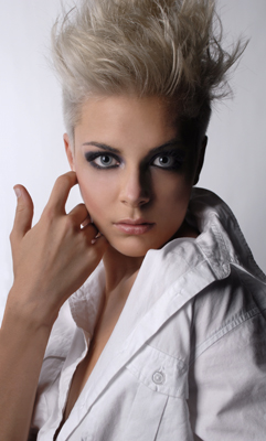 Female model photo shoot of The Style Makeup Artist in Brisbane