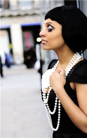 Female model photo shoot of Eyva Veera in Bond Street
