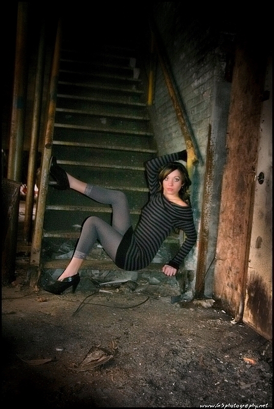 Female model photo shoot of EVD Estefania by GSphotography