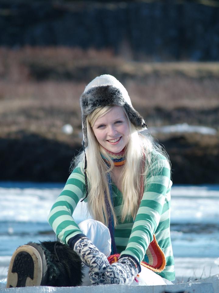Female model photo shoot of Anna Lisa Ice by pallibjoss in Thingvellir, Iceland